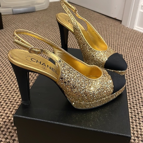 Chanel Heels - Worn Once! Excellent Condition - Picture 2 of 8